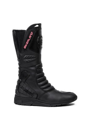 Bota Para Motera , Motociclista , Biker Negro Fucsia Masherland Mb1