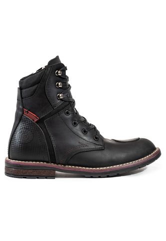 Bota Casual Motera Negro Rojo Masherland Dragster Masherland