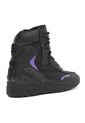 Bota Biker Para Mujer, Motera Negro Morado Masherland Mb2 de Masherland