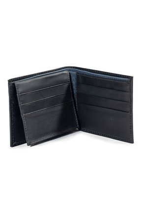 Billetera De Cuero Para Hombre Negro Masherland