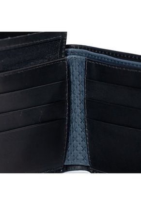 Billetera De Cuero Para Hombre Negro Masherland