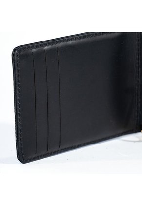 Billetera Pisabilletes De Cuero Para Hombre Negro Masherland