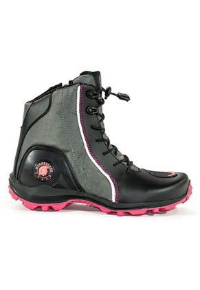 Bota Motera, Motociclista, Gris/fucsia Masherland 851 2.0
