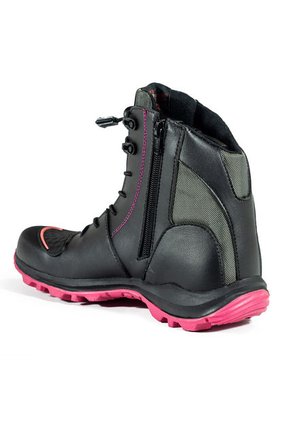 Bota Motera, Motociclista, Gris/fucsia Masherland 851 2.0