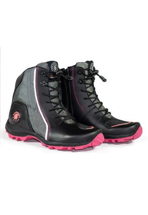 Bota Motera, Motociclista, Gris/fucsia Masherland 851 2.0