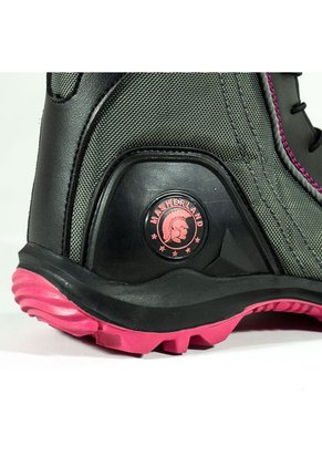 Bota Motera, Motociclista, Gris/fucsia Masherland 851 2.0