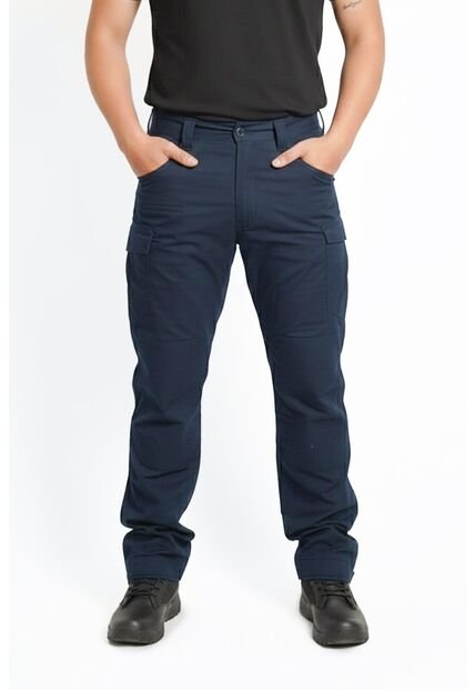 Pantalones Tácticos Cargo Outdoor Militares Azul Masherland Warrior