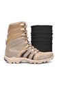Bota Militar Coyote-Café Masherland 2214 + Cuello Protector de Masherland