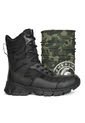 Bota Militar Negro Masherland Spartan + Cuello Protector de Masherland