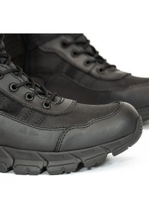 Bota Militar Negro Masherland Spartan + Cuello Protector