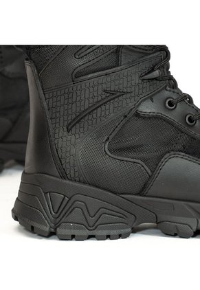 Bota Militar Negro Masherland Spartan + Cuello Protector