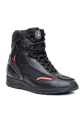 Bota Para Moto Rojo Masherland Mb2 + Cuello Protector
