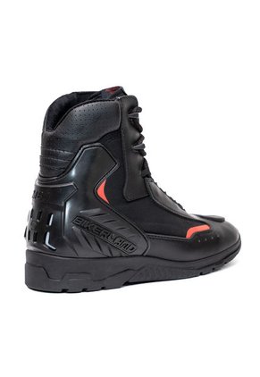 Bota Para Moto Rojo Masherland Mb2 + Cuello Protector