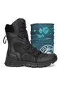Bota Militar Negro Masherland Velocitor 2.0 + Cuello Protector de Masherland