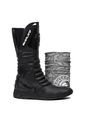 Bota Para Moto Negro - Blanco Masherland Mb1 Bikerland + Cuello Protector de Masherland