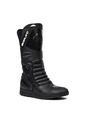 Bota Para Moto Negro - Blanco Masherland Mb1 Bikerland + Cuello Protector de Masherland