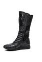 Bota Para Moto Negro - Blanco Masherland Mb1 Bikerland + Cuello Protector de Masherland