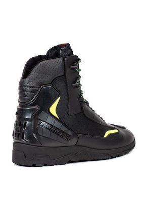 Botas Biker Moteras Negro Verde Masherland Mb2