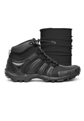 Bota Outdoor Negro Masherland 347 + Cuello Protector