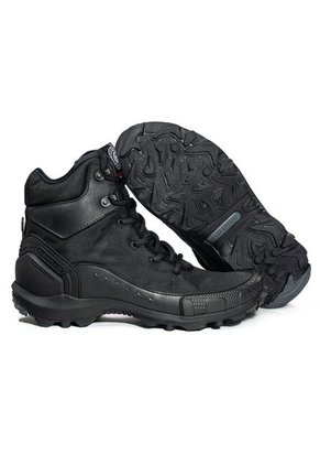 Botas Outdoor Negro Masherland Trek + Cuello Protector