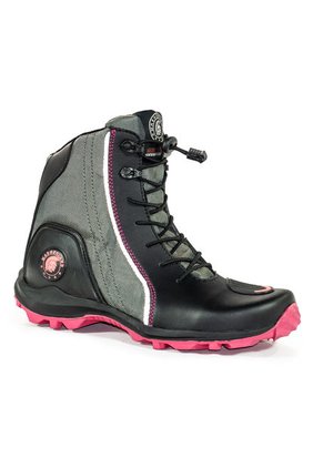 Bota Para Moto Fucsia Masherland® 851 + Cuello Protector