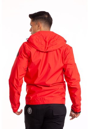 Chaqueta Impermeable Roja Masherland