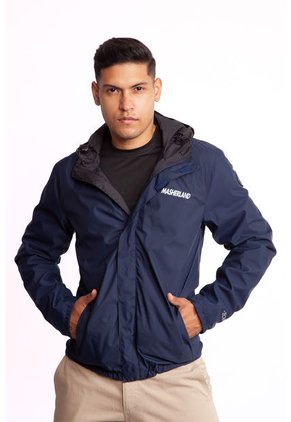 Chaqueta Impermeable Azul Oscuro Masherland