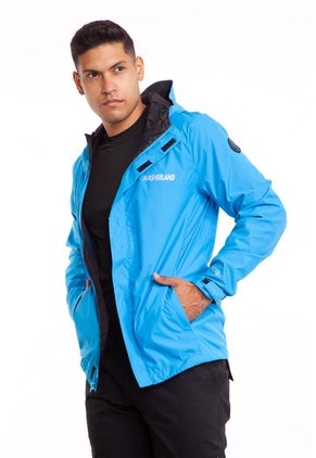 Chaqueta Impermeable Azul Claro Masherland