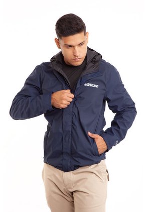 Chaqueta Impermeable Azul Oscuro Masherland