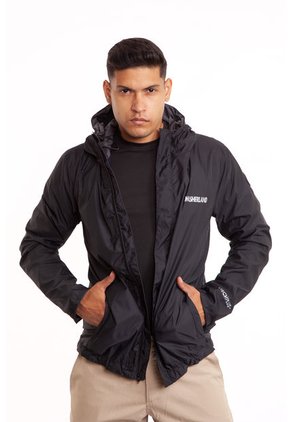 Chaqueta Impermeable Negra Masherland