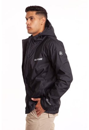 Chaqueta Impermeable Negra Masherland