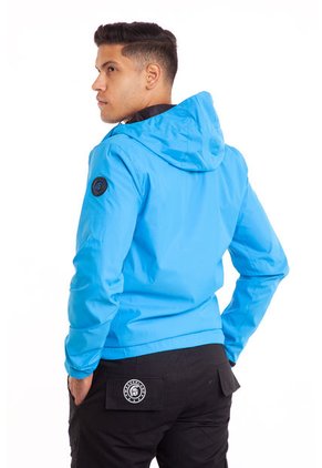 Chaqueta Impermeable Azul Claro Masherland