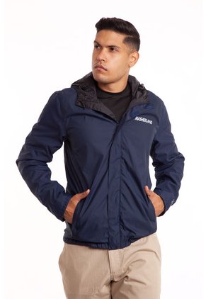 Chaqueta Impermeable Azul Oscuro Masherland