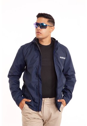 Chaqueta Impermeable Azul Oscuro Masherland