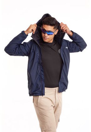 Chaqueta Impermeable Azul Oscuro Masherland