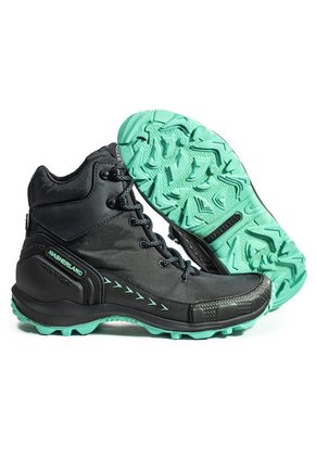 Botas Outdoor Negro/menta Masherland Trek