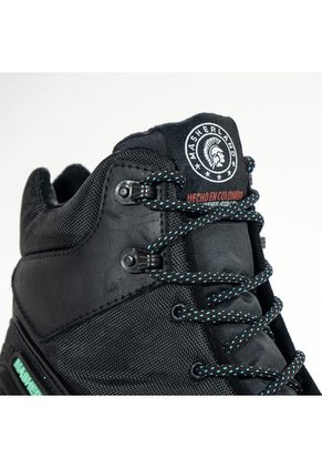 Botas Outdoor Negro/menta Masherland Trek