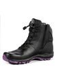 Bota Motera Biker Motociclista  Negro/Morado Masherland 851 2.0 de Masherland