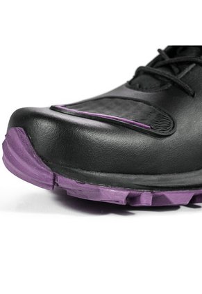 Bota Motera Biker Motociclista Negro/Morado Masherland 851 2.0