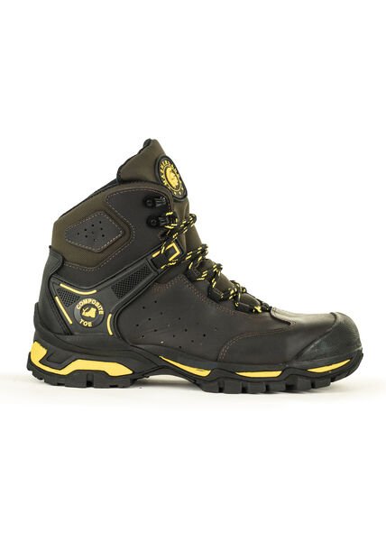 Bota Industrial Para Hombre Café/Amarillo Masherland Brokk