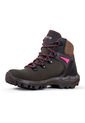 Bota Para Senderimo Outdoor Para Mujer Café/Fucsia Masherland Montana de Masherland