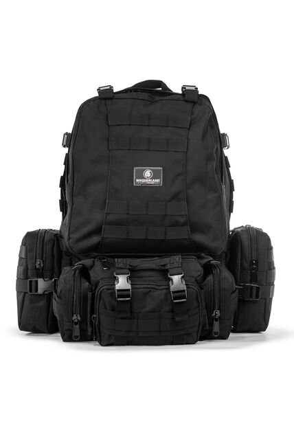 Morral Militar Camper Negro Masherland Tactico
