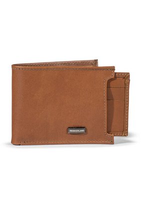 Billetera + Tarjetero De Cuero Imperium Wallet Para Hombre Miel Masherland