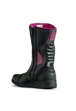 Bota Para Moto Negro/Fucsia Masherland Mb Racing Bikerland