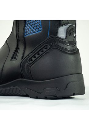 Bota Para Moto Negro/azul Masherland Mb Racing Bikerland