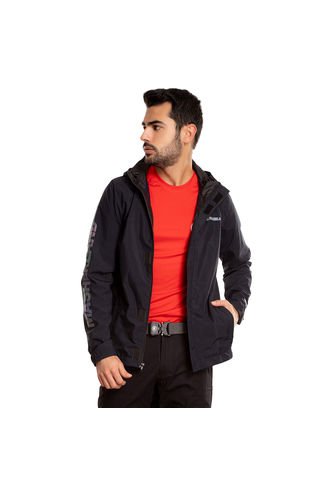 Chaqueta Biker Impermeable Reflectiva Azul Oscuro Masherland Masherland