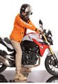 Chaqueta Biker Impermeable Reflectiva Naranja Masherland de Masherland