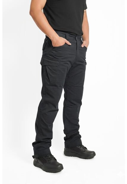 Pantalones Tácticos Cargo Outdoor Militares Negro Masherland Warrior