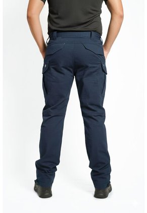 Pantalones Tácticos Cargo Outdoor Militares Azul Masherland Warrior