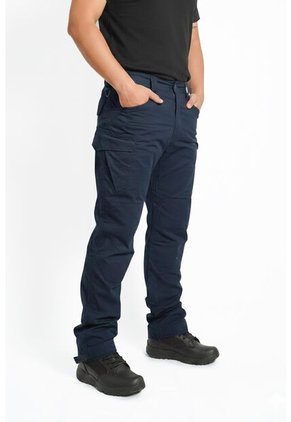 Pantalones Tácticos Cargo Outdoor Militares Azul Masherland Warrior